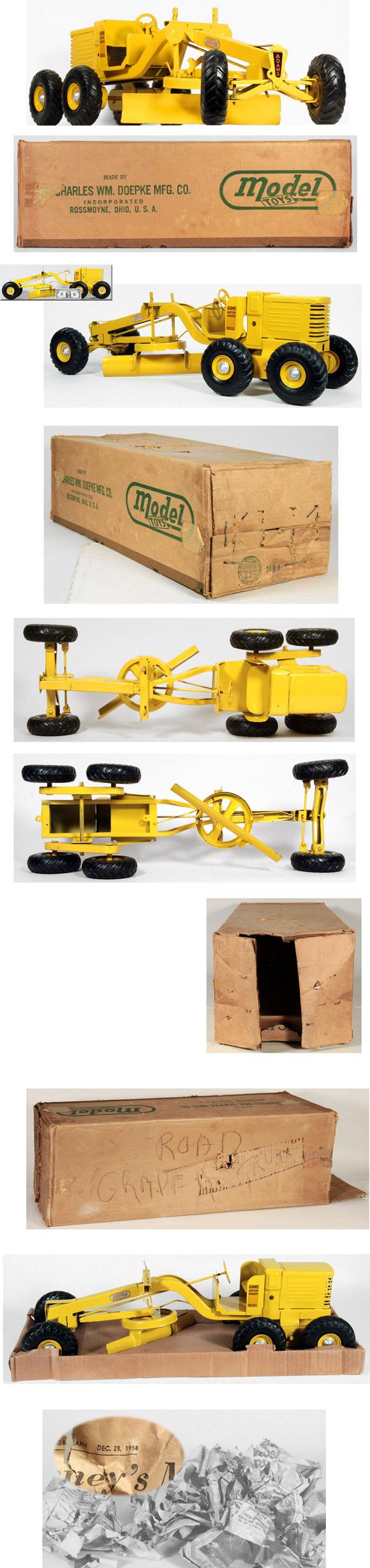 1949 Doepke #2006 Adams Road Grader in Original Box